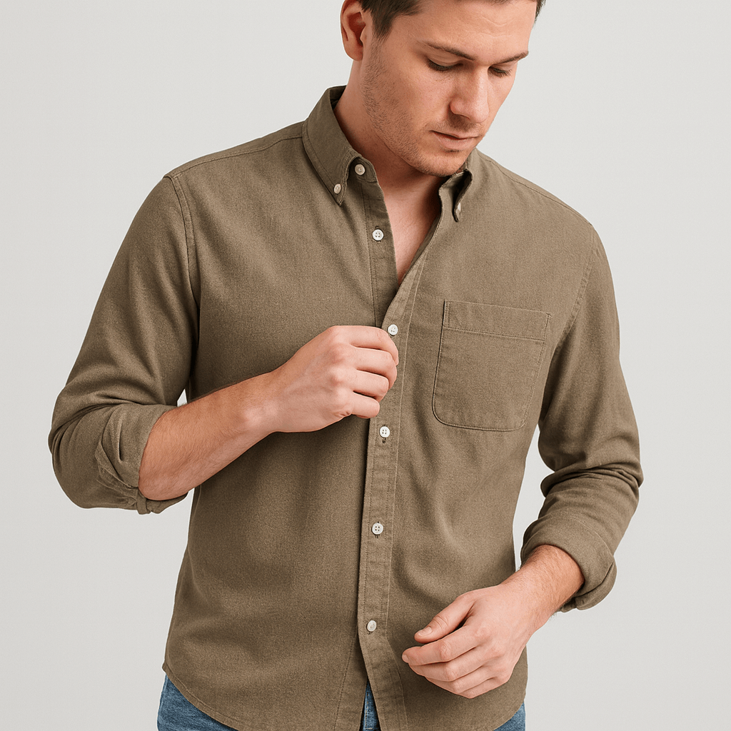 Fomari | Eleganter Kragen langarmshirt