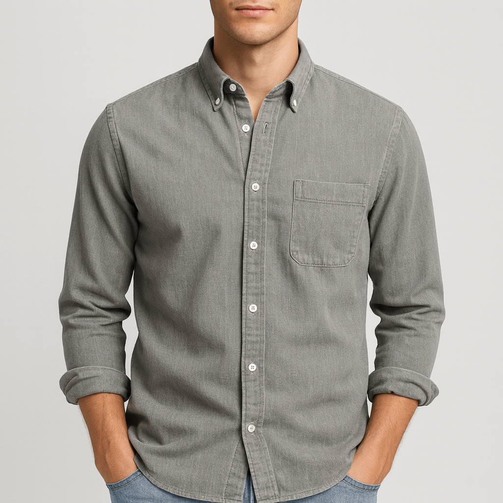 Fomari | Eleganter Kragen langarmshirt