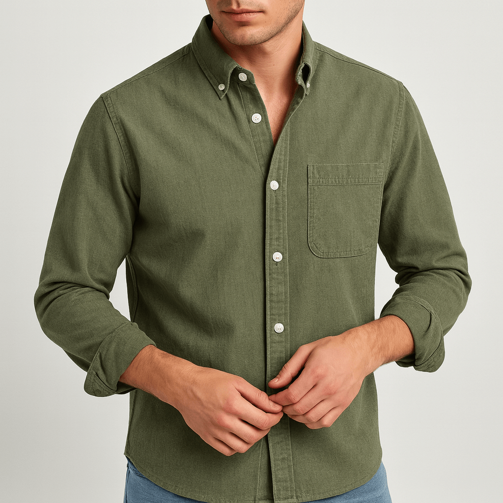 Fomari | Eleganter Kragen langarmshirt
